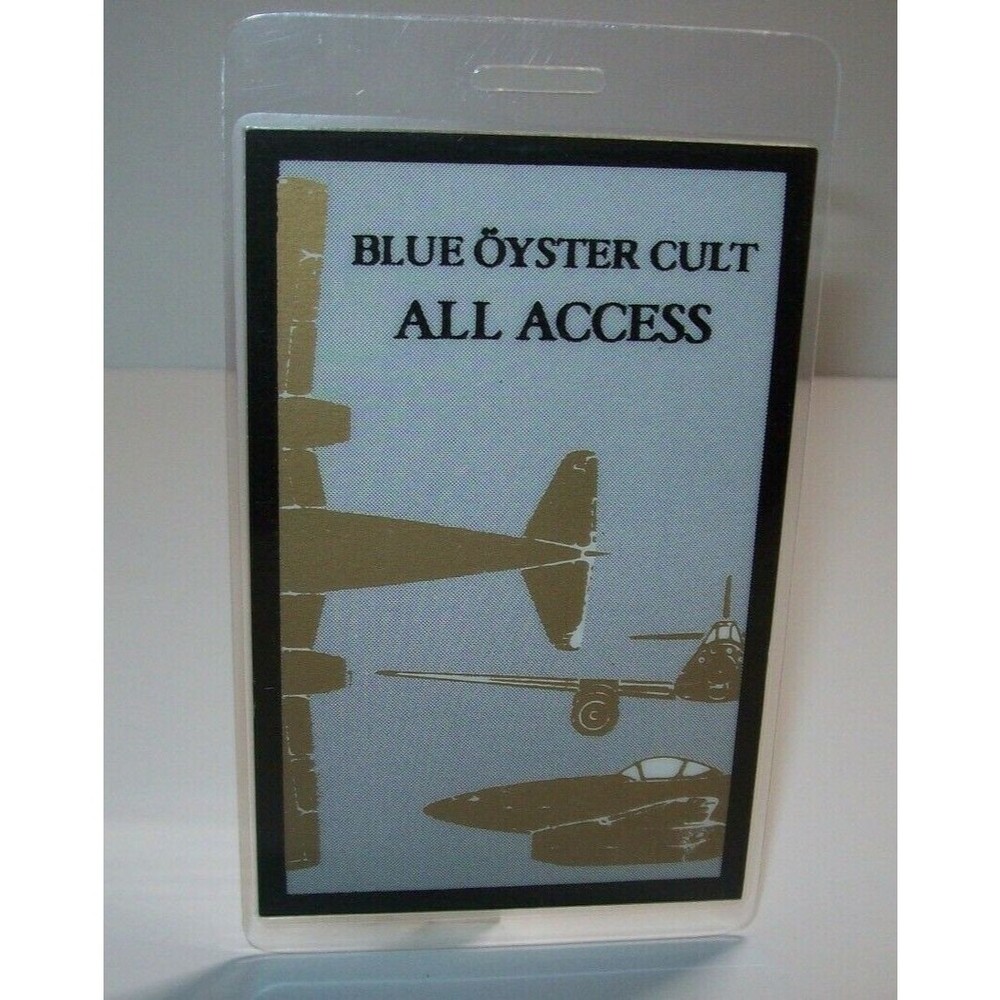 Blue Oyster Cult Backstage Pass Revolution By Night Tour Original 1983 Hard Rock